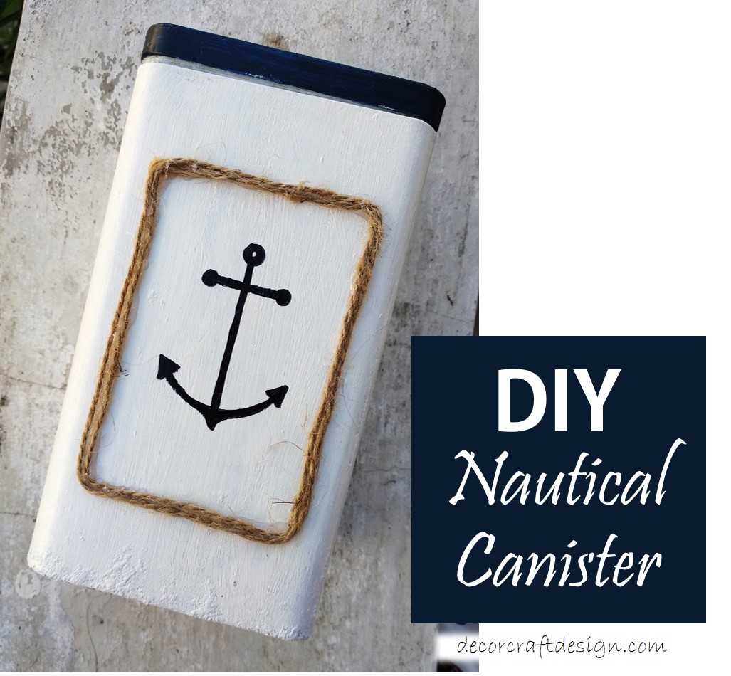 DIY Nautical Canister