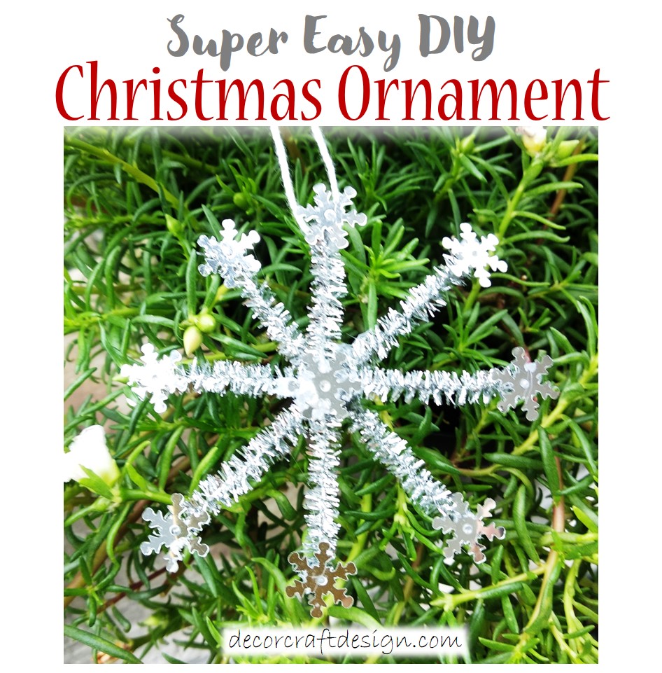 Super Easy DIY Christmas Ornament