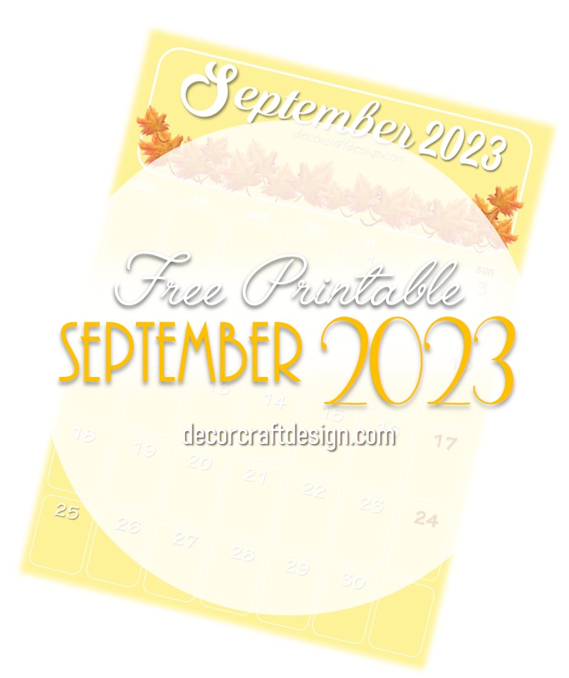 FREE Printable September 2023 Calendar